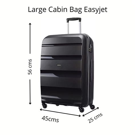 easyjet 1 large cabin bag.